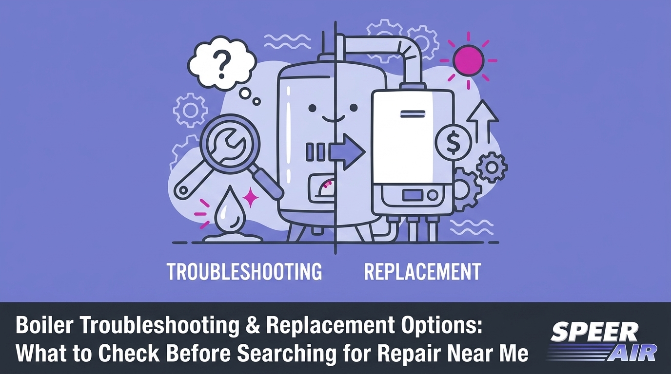 HVAC Blog 5 Boiler Troubleshooting & Replacement Options: What to Check Before Searching for Repair Near Me — featured image