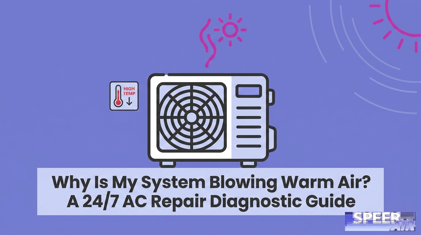 HVAC Blog 6 Why Is My System Blowing Warm Air? A 24/7 AC Repair Diagnostic Guide — featured image