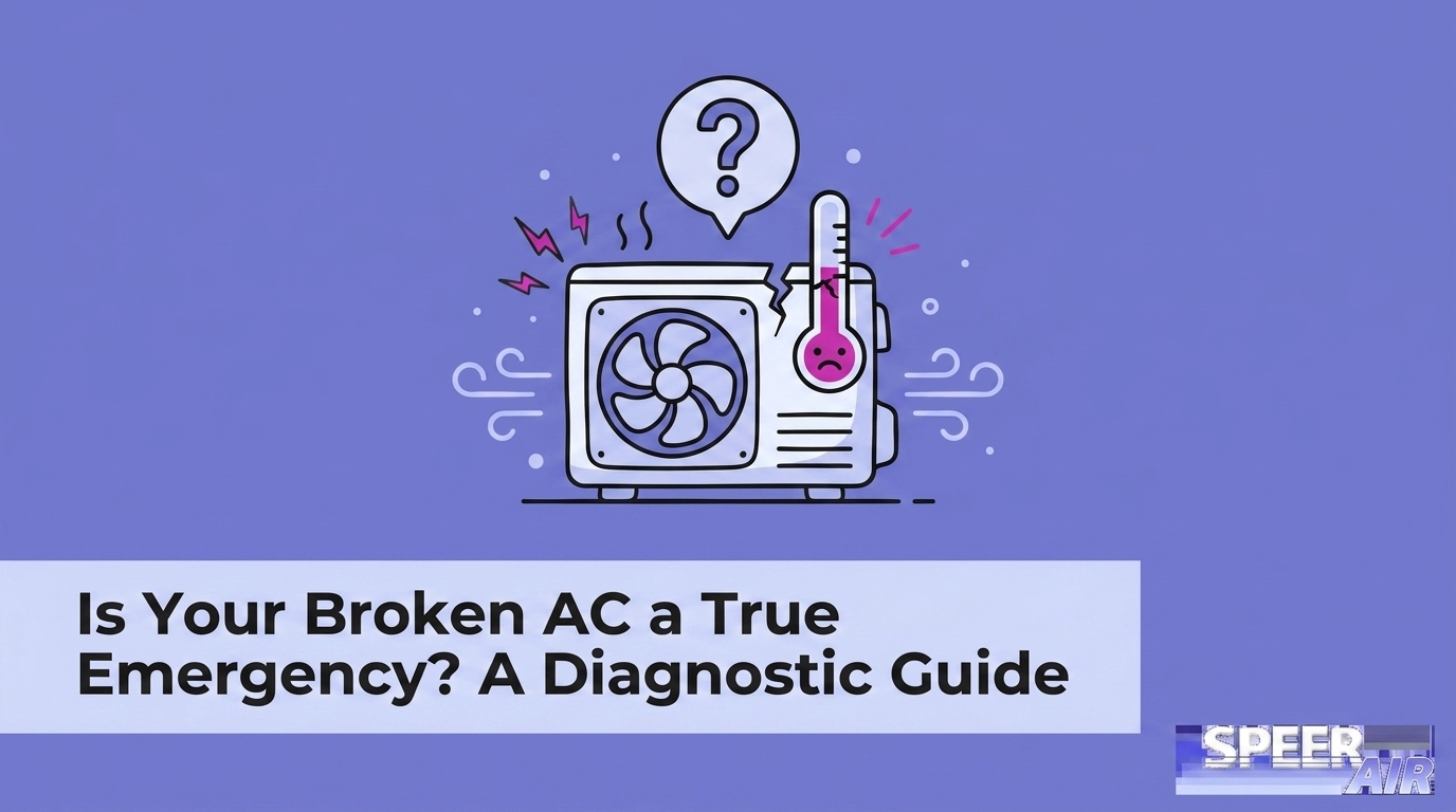 HVAC Blog 7 Is Your Broken AC a True Emergency? A Diagnostic Guide — featured image