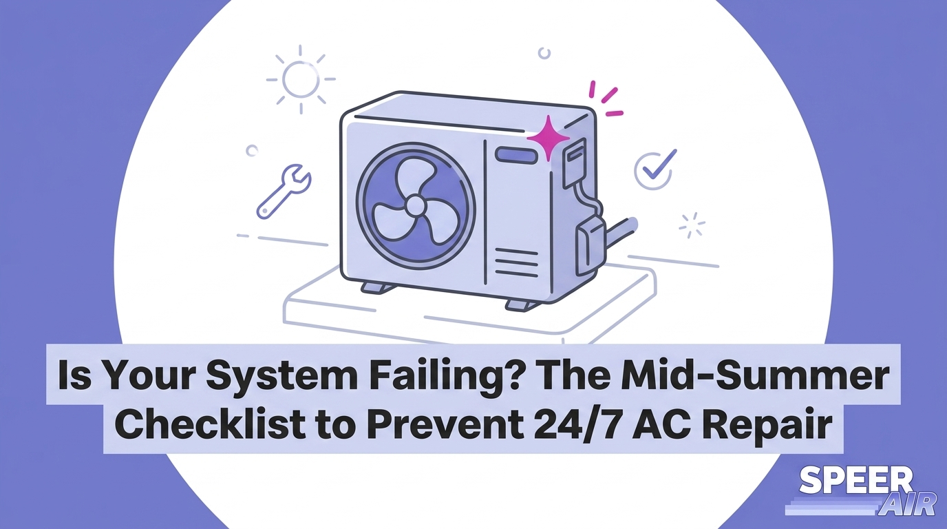 HVAC Blog 5 Is Your System Failing? The Mid-Summer Checklist to Prevent 24/7 AC Repair — featured image