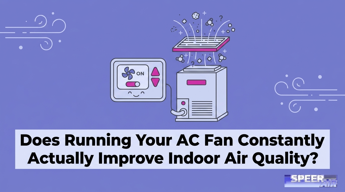 HVAC Blog 4 Does Running Your AC Fan Constantly Actually Improve Indoor Air Quality? — featured image
