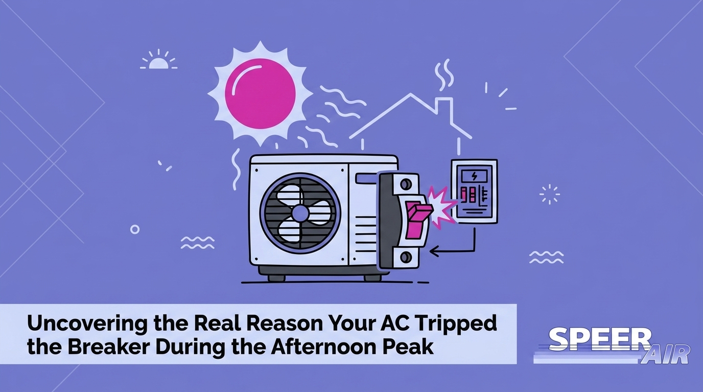 HVAC Blog 3 Uncovering the Real Reason Your AC Tripped the Breaker During the Afternoon Peak — featured image