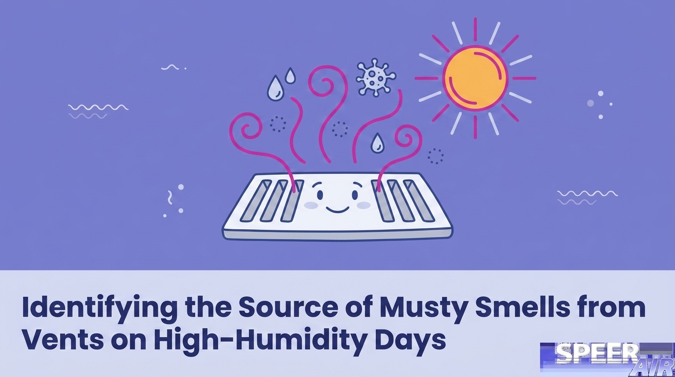HVAC Blog 1 Identifying the Source of Musty Smells from Vents on High-Humidity Days — featured image