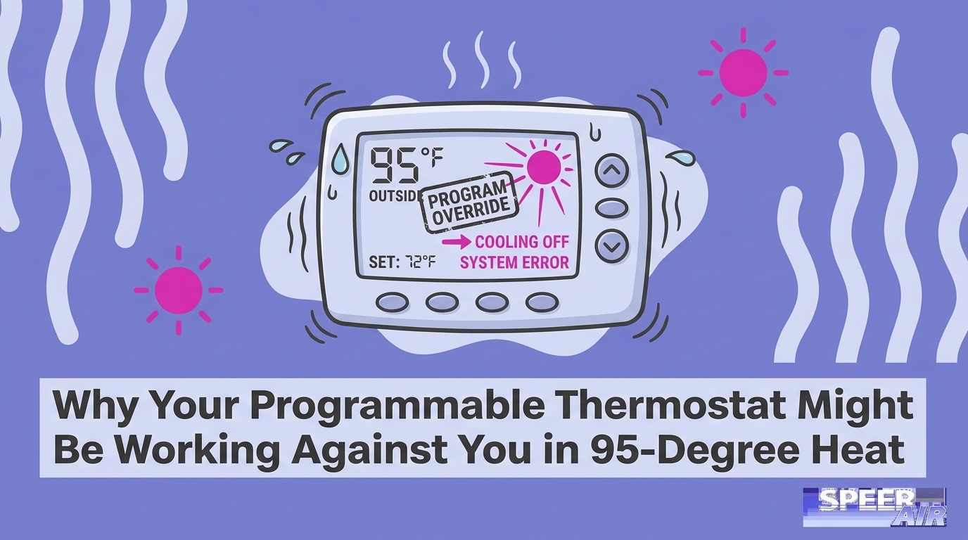 HVAC Blog 6 Why Your Programmable Thermostat Might Be Working Against You in 95-Degree Heat — featured image