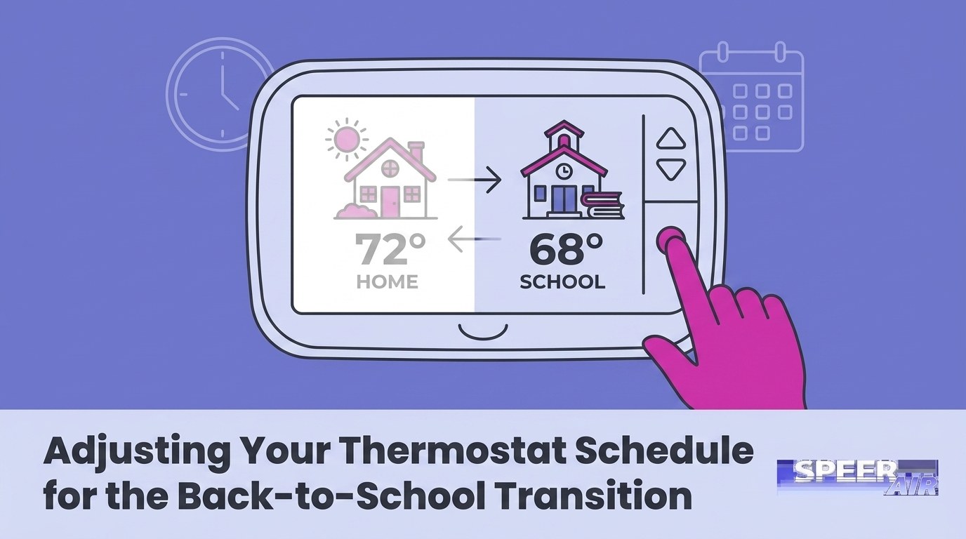 HVAC Blog 3 Adjusting Your Thermostat Schedule for the Back-to-School Transition — featured image