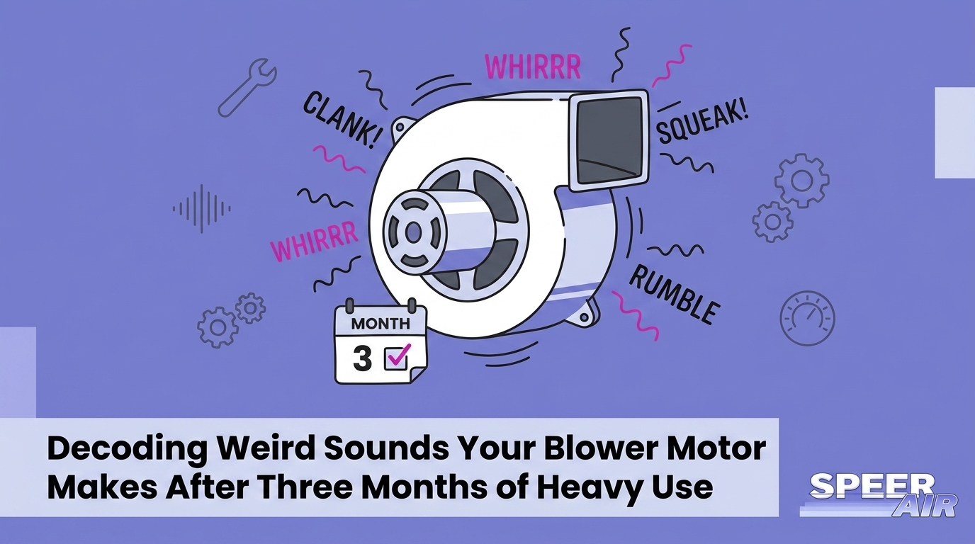 HVAC Blog 1 Decoding Weird Sounds Your Blower Motor Makes After Three Months of Heavy Use — featured image