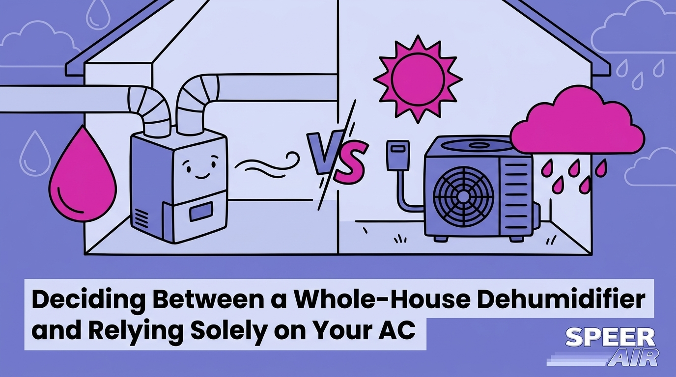 HVAC Blog 1 Deciding Between a Whole-House Dehumidifier and Relying Solely on Your AC — featured image