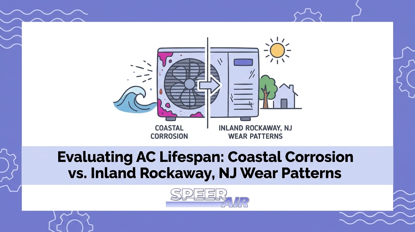 HVAC Blog 3 Evaluating AC Lifespan: Coastal Corrosion vs. Inland Rockaway, NJ Wear Patterns — featured image