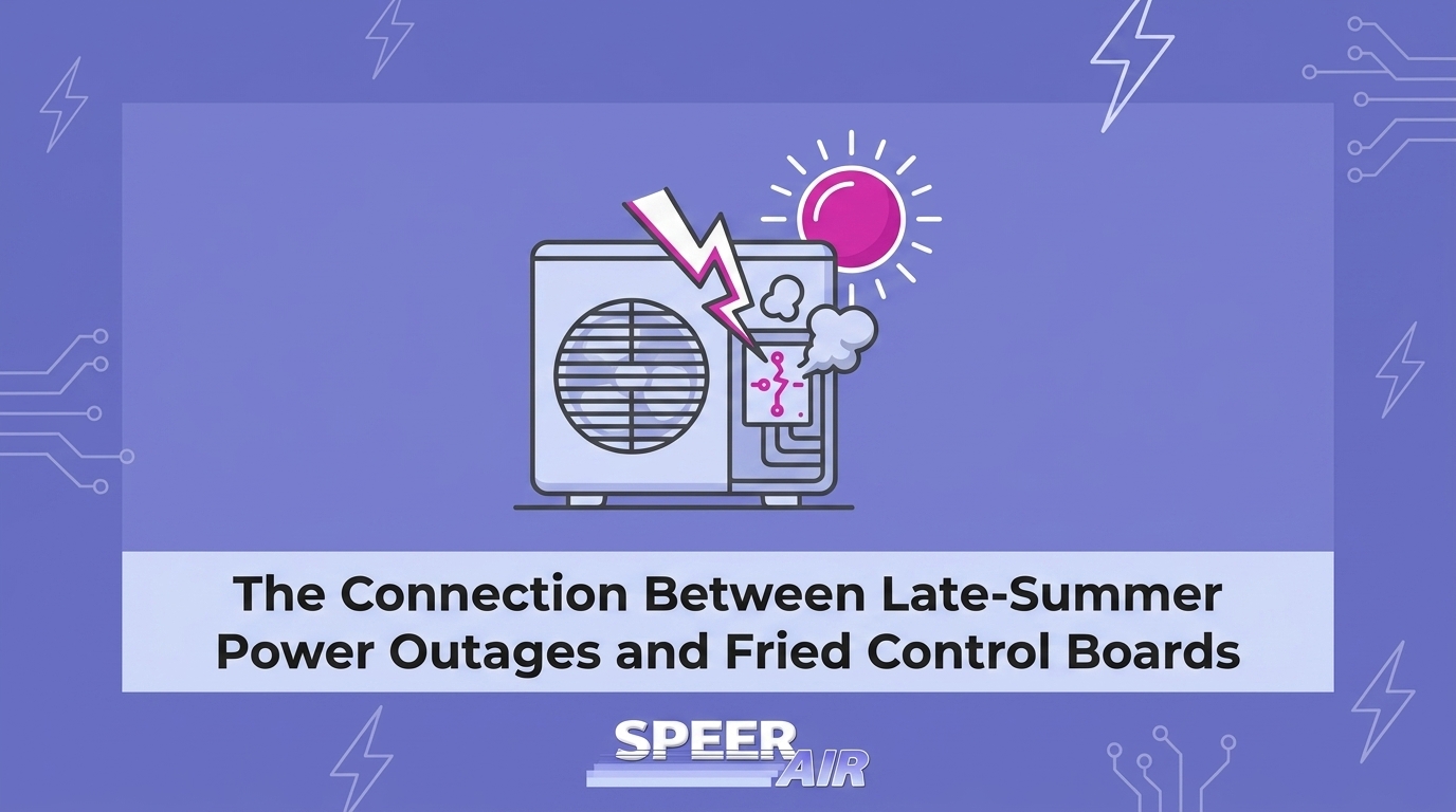 HVAC Blog 2 The Connection Between Late-Summer Power Outages and Fried Control Boards — featured image