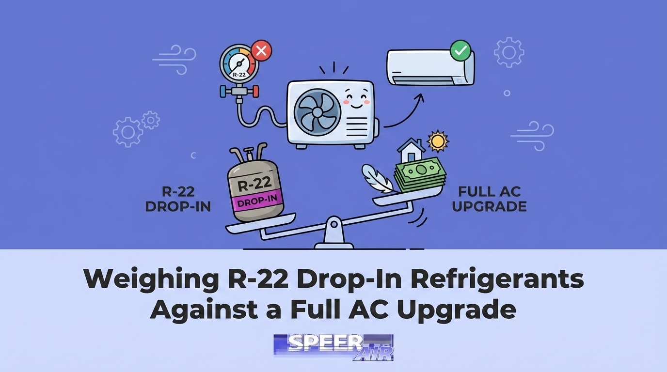 HVAC Blog 6 Weighing R-22 Drop-In Refrigerants Against a Full AC Upgrade — featured image