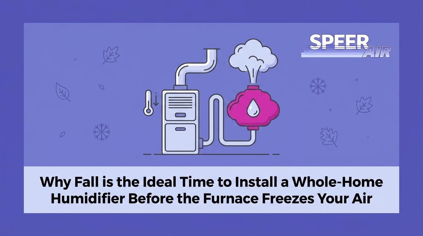 HVAC Blog 3 Why Fall is the Ideal Time to Install a Whole-Home Humidifier Before the Furnace Freezes Your Air — featured image