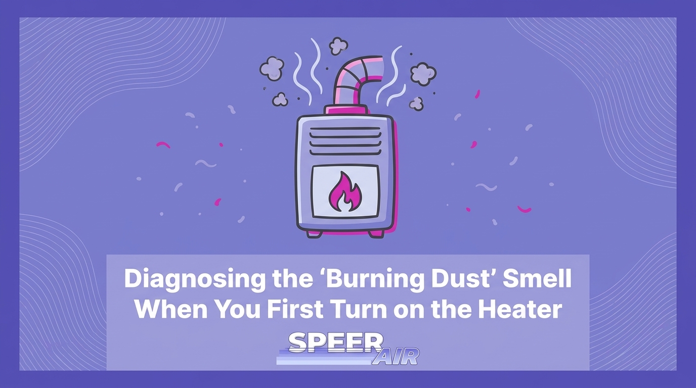 HVAC Blog 2 Diagnosing the 'Burning Dust' Smell When You First Turn on the Heater — featured image