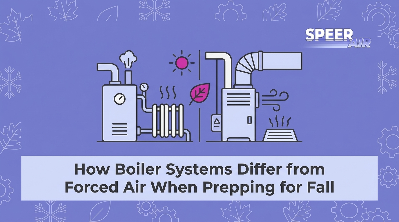 HVAC Blog 2 How Boiler Systems Differ from Forced Air When Prepping for Fall — featured image