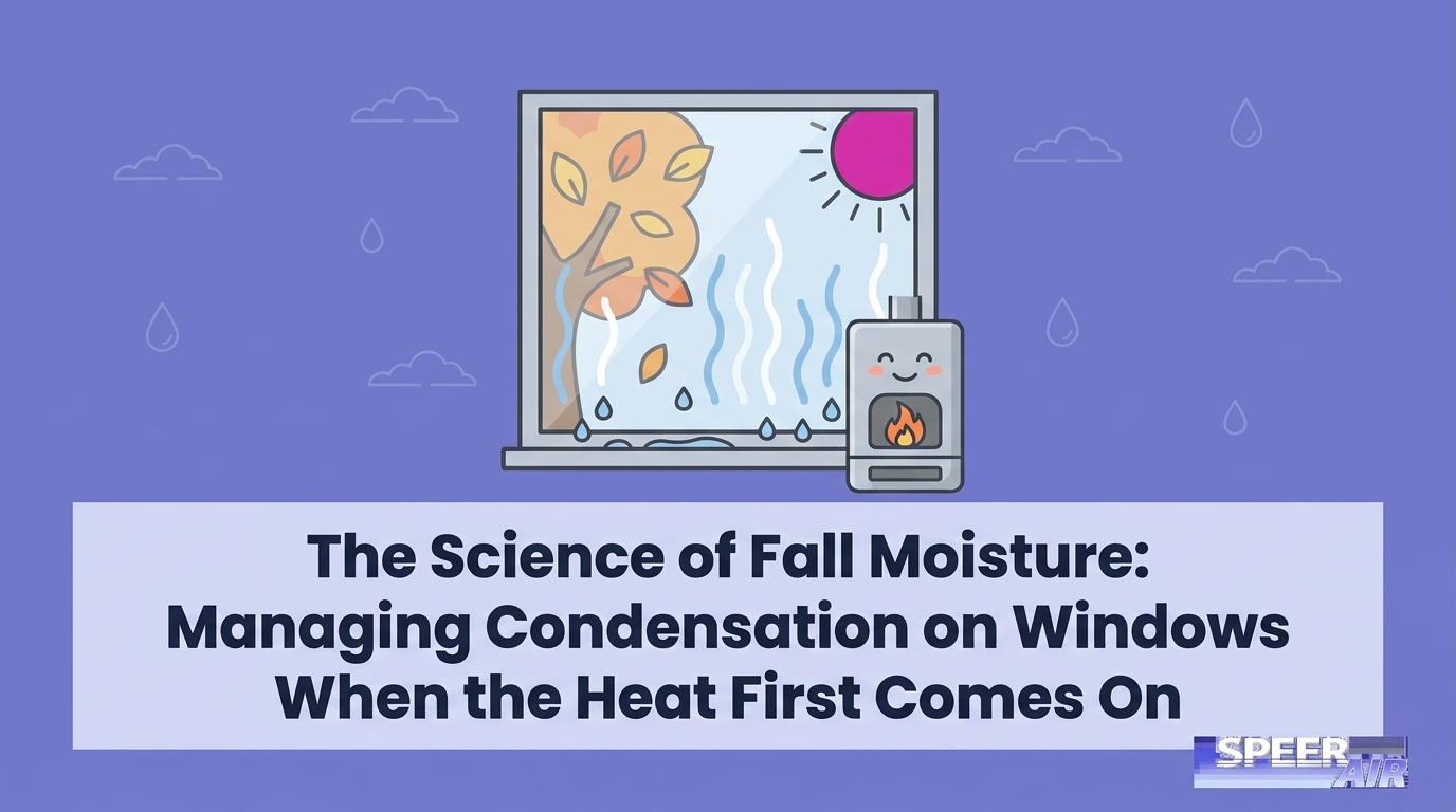 HVAC Blog 1 The Science of Fall Moisture: Managing Condensation on Windows When the Heat First Comes On — featured image