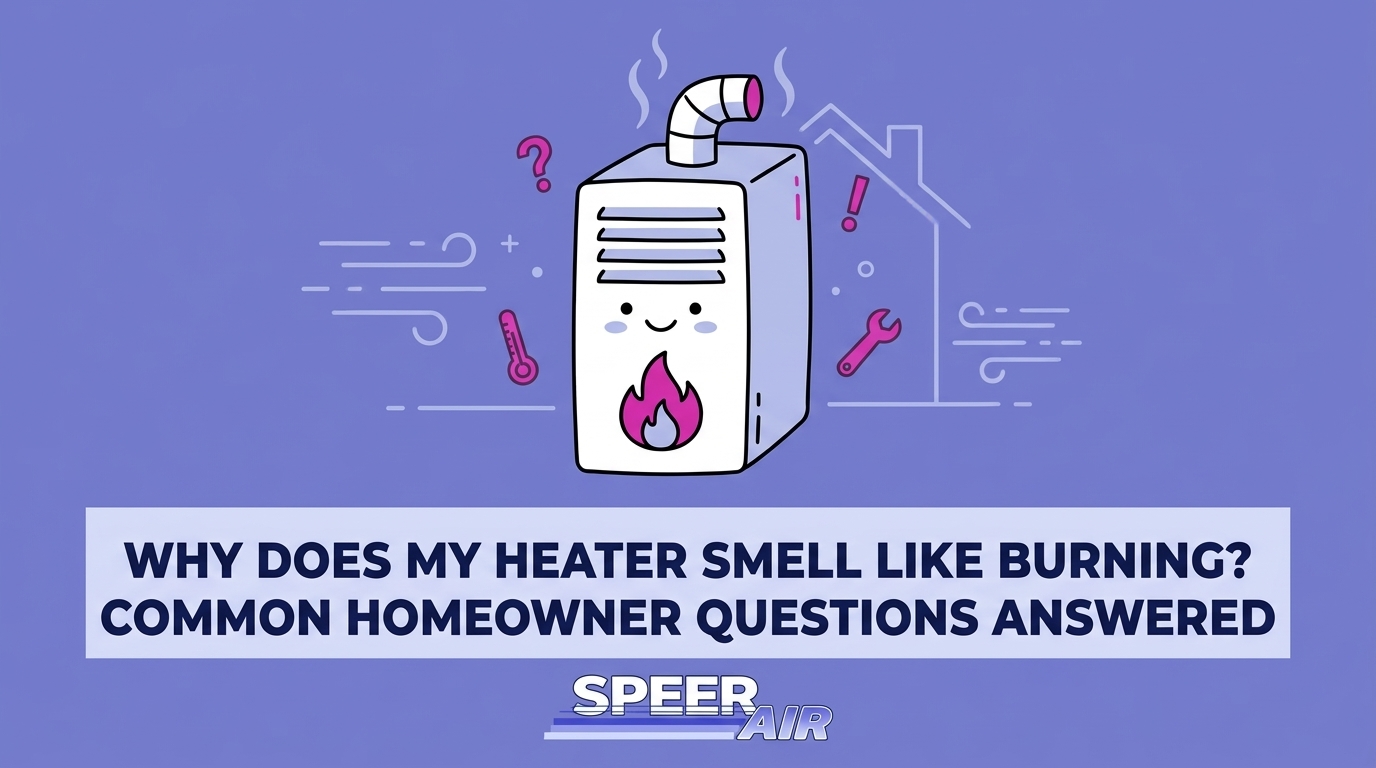 HVAC Blog 11 Why Does My Heater Smell Like Burning? Common Homeowner Questions Answered — featured image
