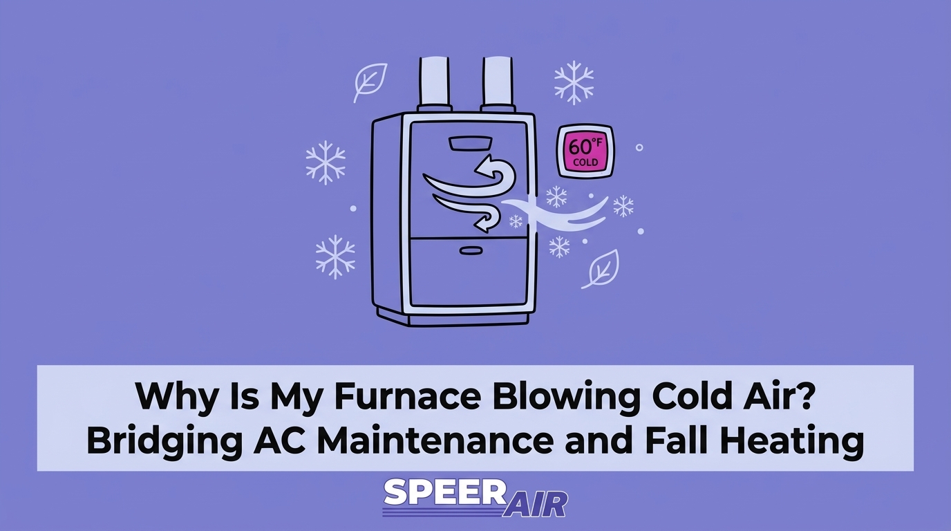 HVAC Blog 8 Why Is My Furnace Blowing Cold Air? Bridging AC Maintenance and Fall Heating — featured image